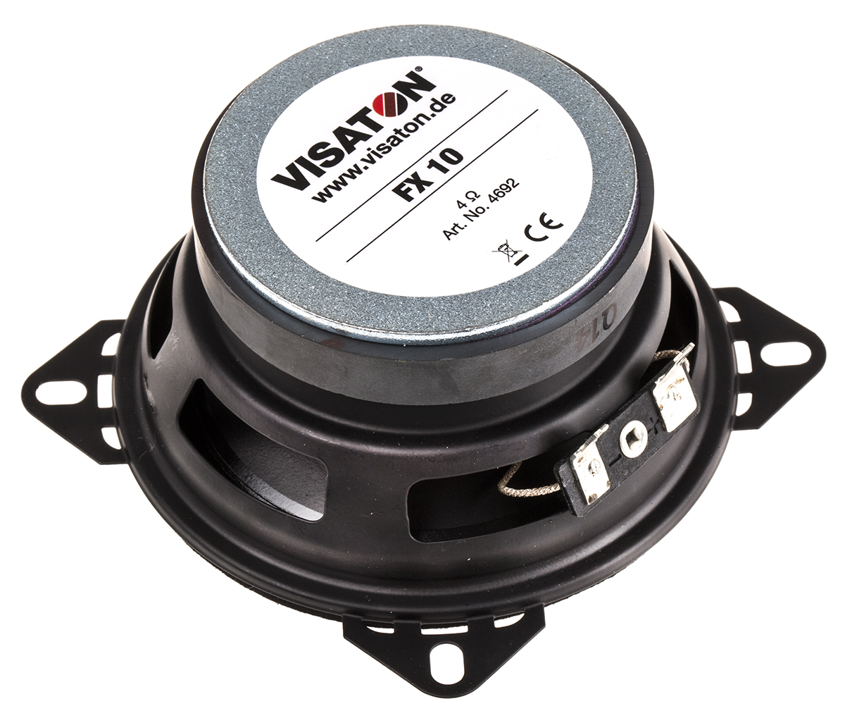 fx-10-4-ohm Visaton 92 mm dia, 40W, 4 Ω, 70 Hz 22 kHz