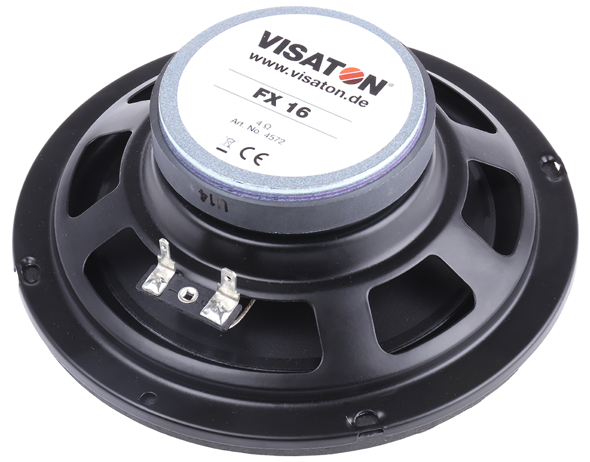 fx-16-4-ohm Visaton 165.5 mm dia, 40W, 4 Ω, 60 Hz 20 kHz