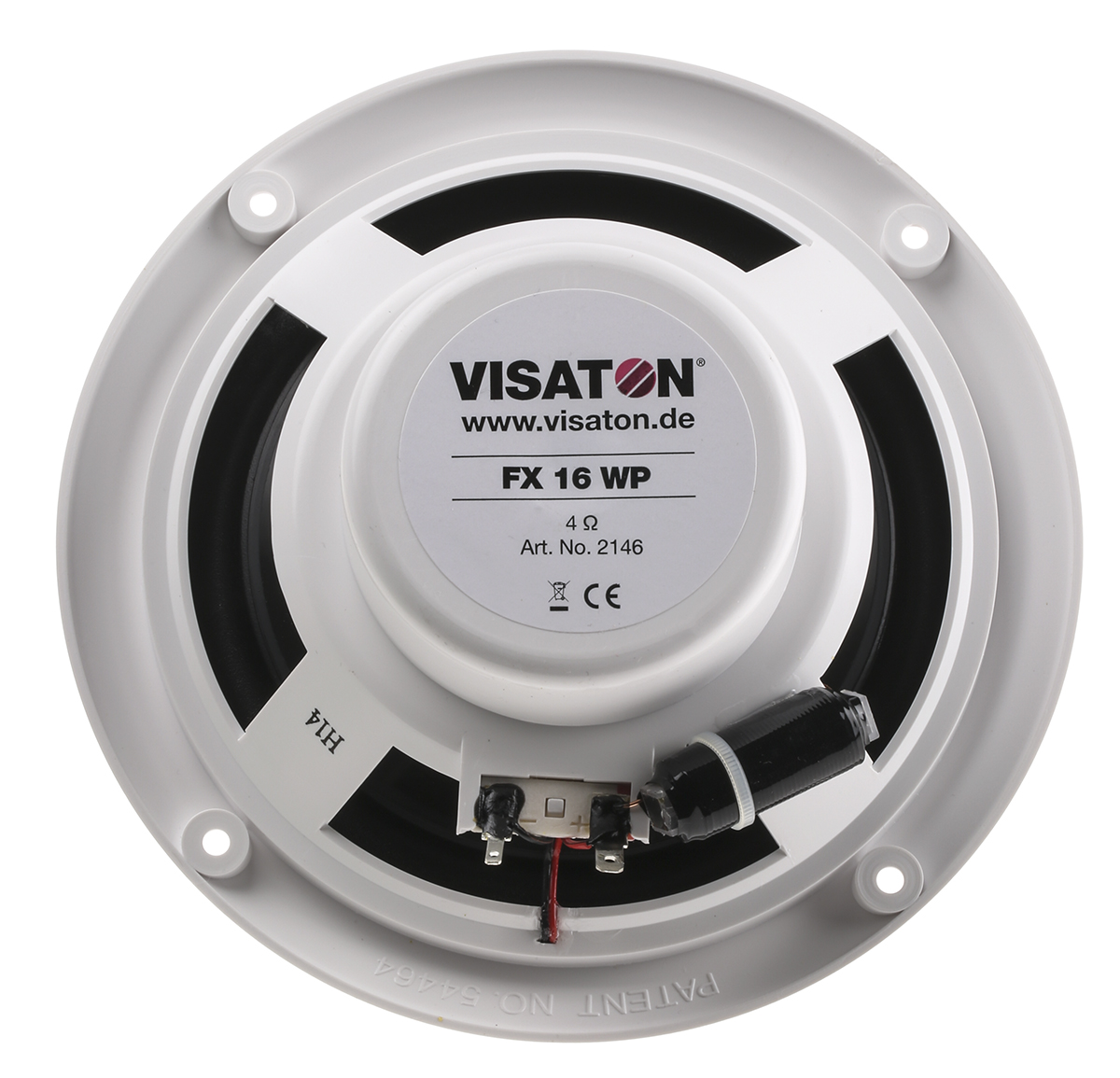 fx-16-wp-4-ohm Visaton 100W White Portable Speaker, 4 Ω, 60 Hz 20 kHz