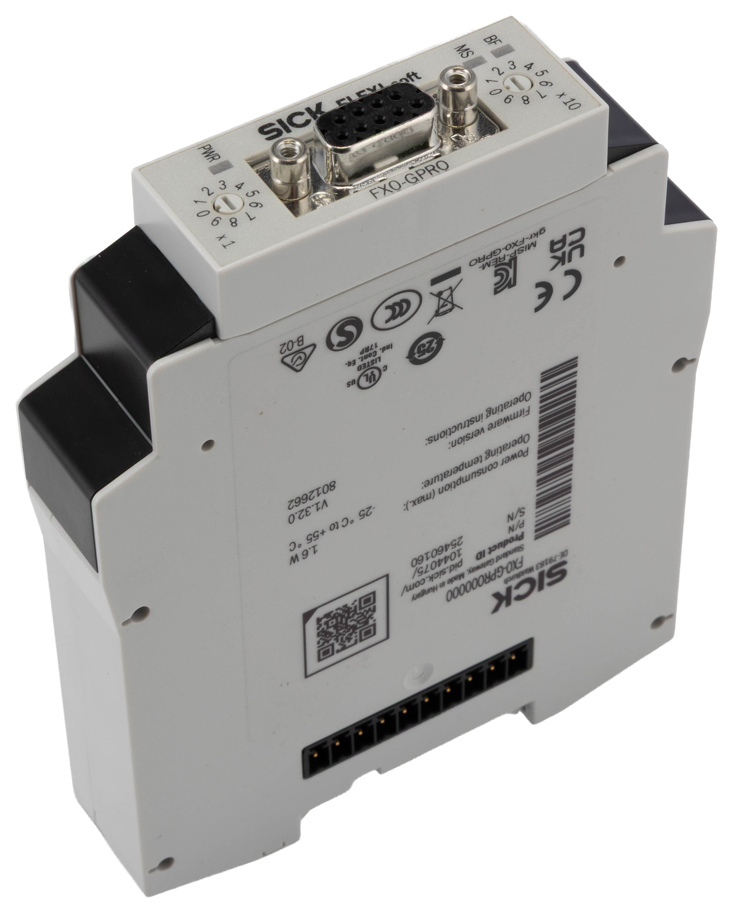 fx0-gpro00000 SICK FX0 Series Safety Controller, 1 Inputs, 5 Outputs, 24V dc