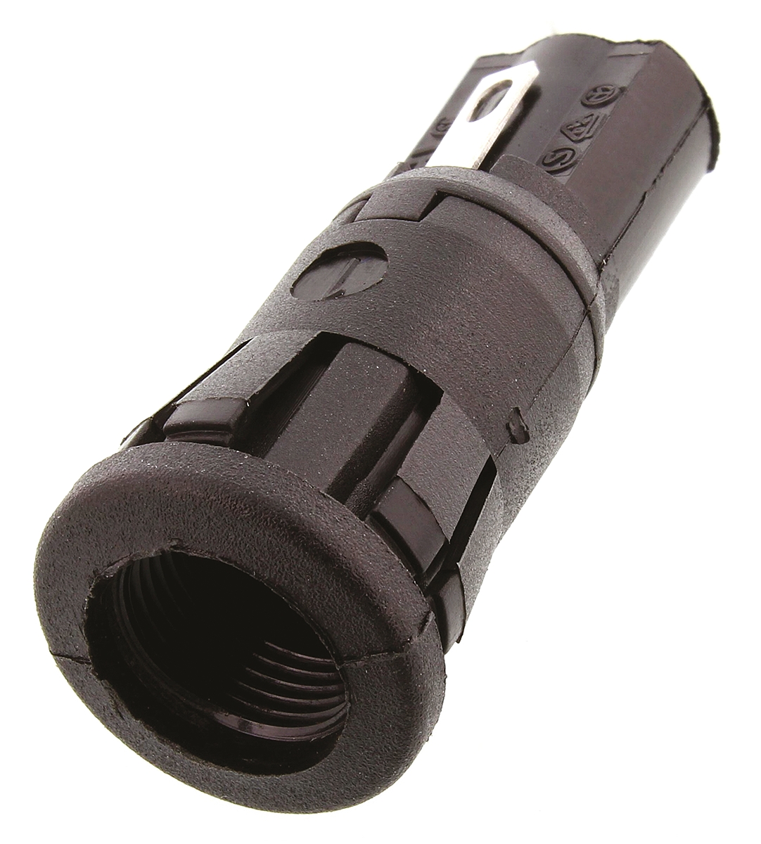 fx04581 Bulgin 10A Panel Mount Fuse Holder, 1P-Pole for 5 x 20 mm, 250V ac
