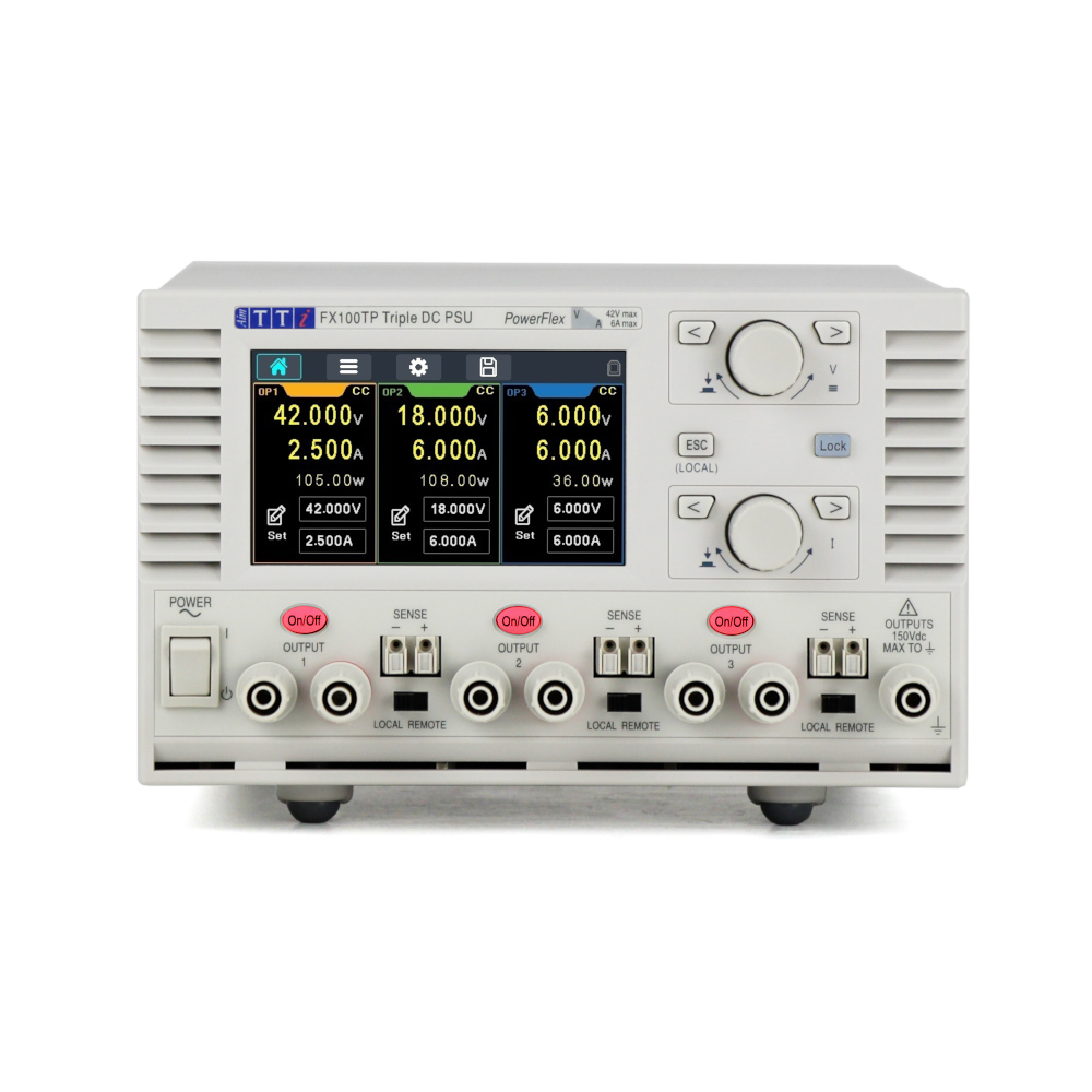 Aim-TTi Digital Laboratory Power Supply, 3-Output 0 V ac to  6V, 246 W, 6000 mA Max, UKAS