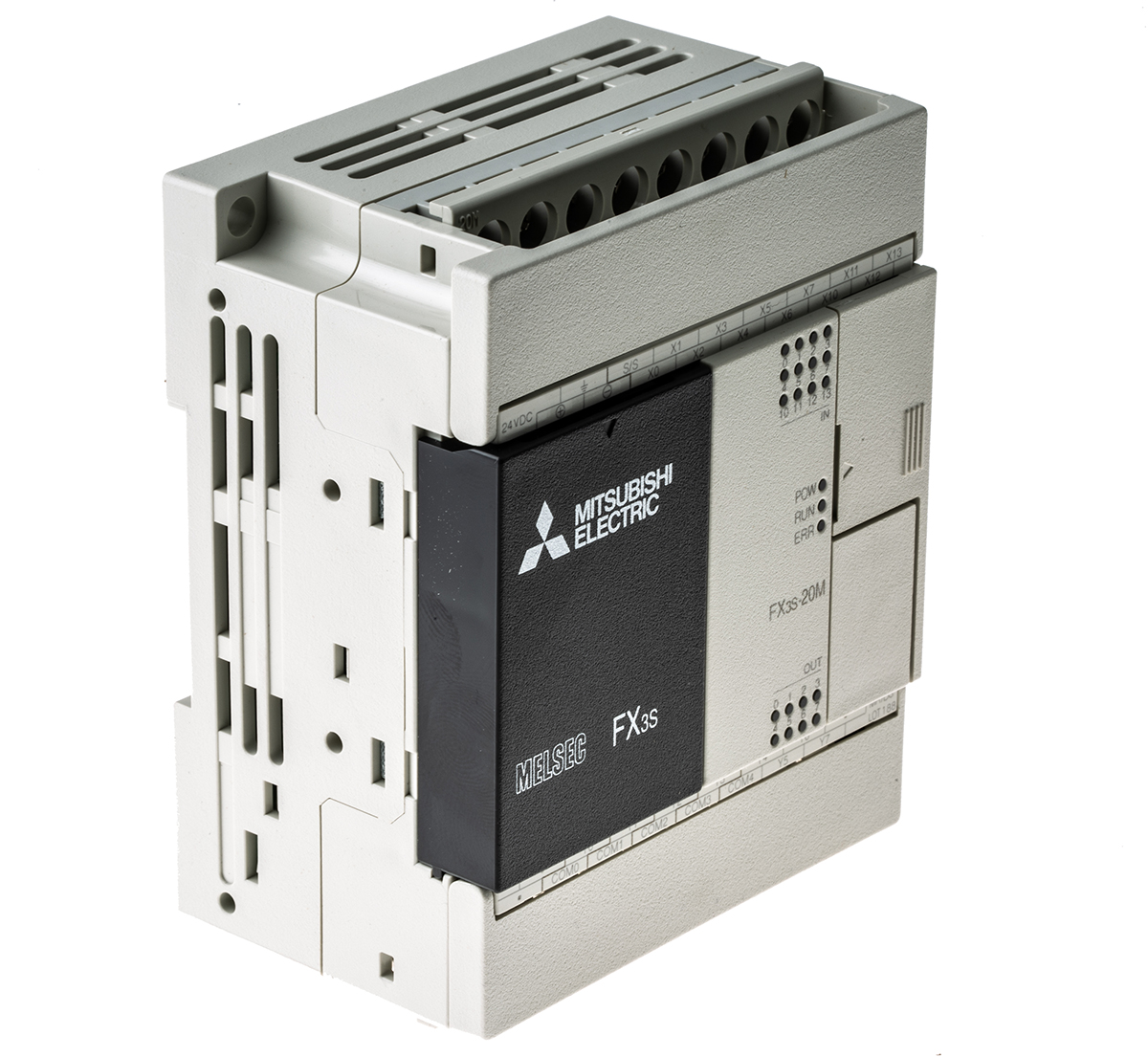 Mitsubishi Electric FX3S Series PLC CPU, Relay Output, 12-Input, Sink Input