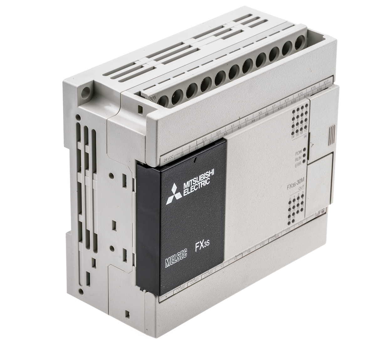 Mitsubishi Electric FX3S Series PLC CPU, Relay Output, 16-Input, Sink Input