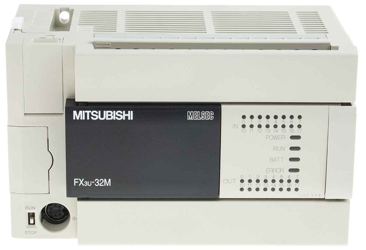 fx3u-32mtess Mitsubishi Electric FX3U Series Logic Module, Transistor Output, 16-Input, Sink Input
