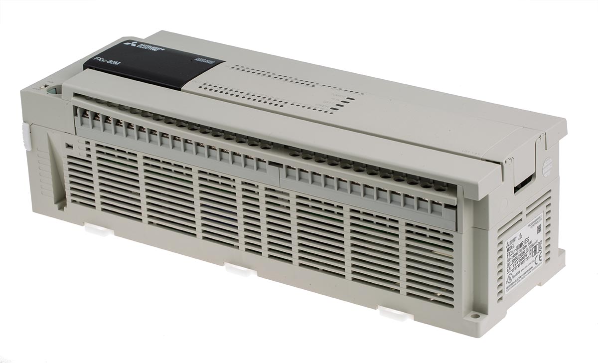 fx3u-80mres Mitsubishi Electric FX3U Series Logic Module, Relay Output, 40-Input, Sink Input