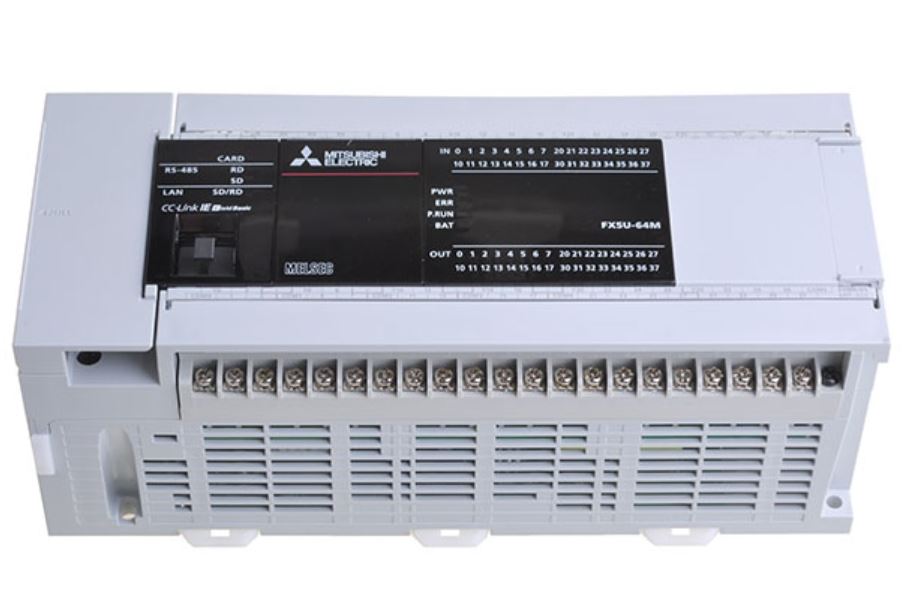 fx5u-64mres Mitsubishi Electric FX5U Series PLC CPU, Relay Output, 32-Input, Sink Input