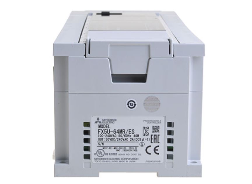 fx5u-64mres Mitsubishi Electric FX5U Series PLC CPU, Relay Output, 32-Input, Sink Input
