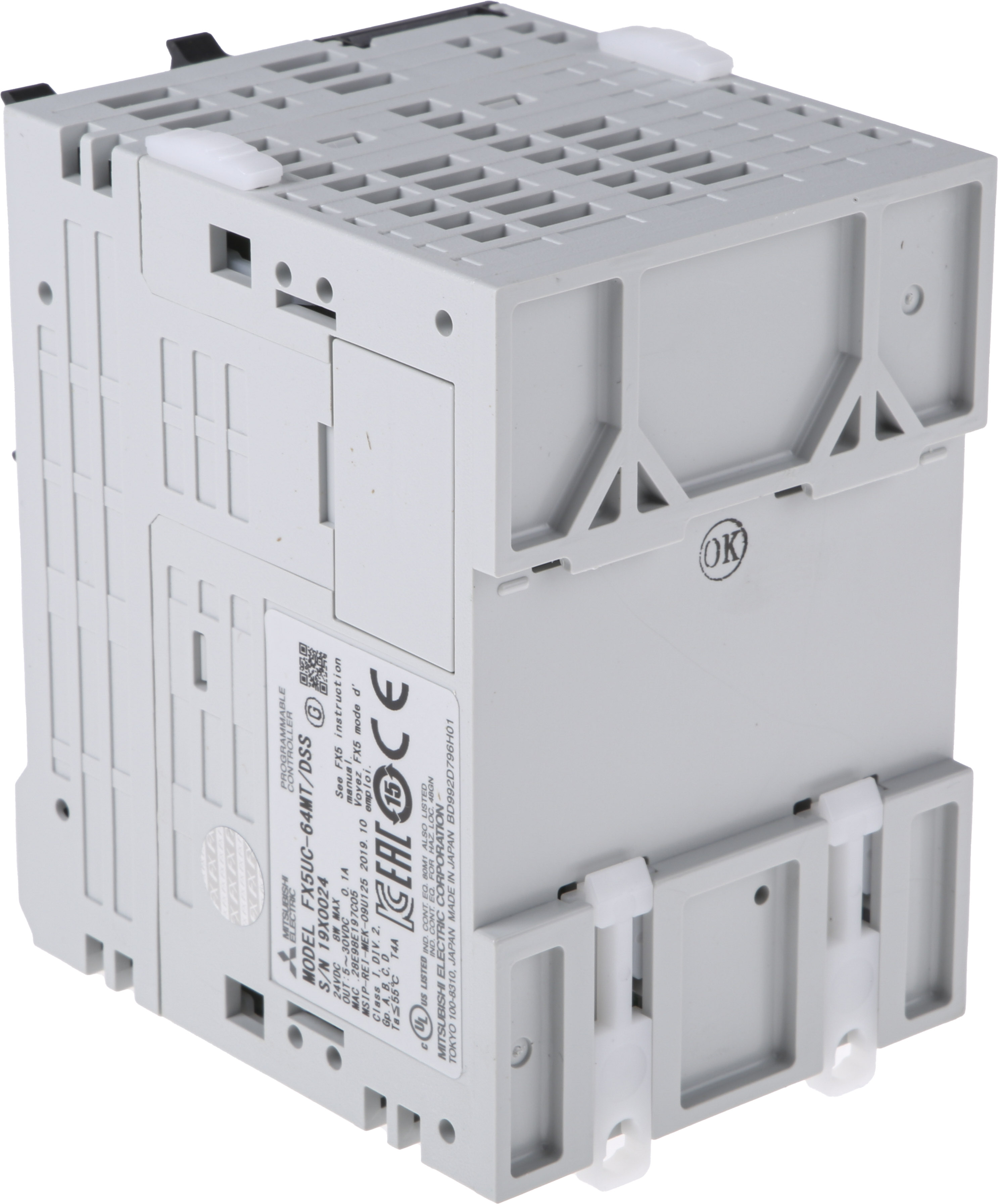 fx5uc-64mtdss Mitsubishi Electric MELSEC iQ-F Series PLC CPU, Analogue Output, 32-Input, Analogue Input