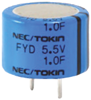 KEMET 0.1 F Supercapacitor -20 to 80 % Tolerance, Supercap FY 5.5V dc, Through Hole
