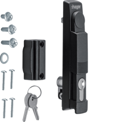 Hager Black Steel Locking Handle