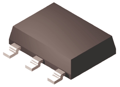 DiodesZetex FZT600TA 1 Darlington Transistor NPN, 2 A 140 V HFE:1000, 4-Pin SOT-223