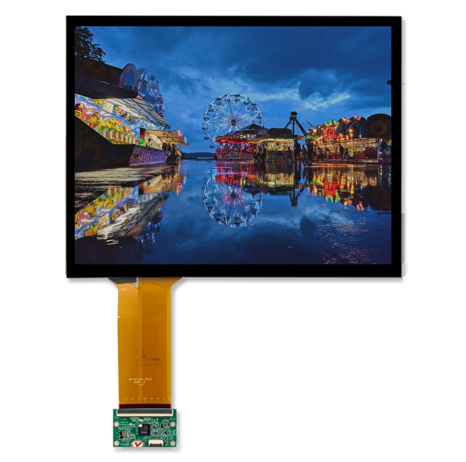 AUO G121STN02.0 + PCAP LCD Colour Display, 12.1 in, 800 x 600 pixel