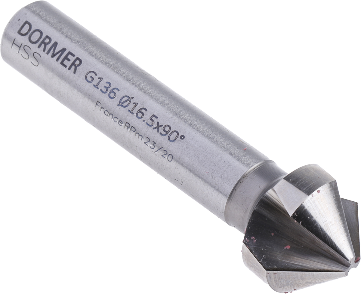 Dormer High Speed Steel Drill Bit, 16.5 mm Head, 3 Flute(s), 90 °, 1 Piece(s)