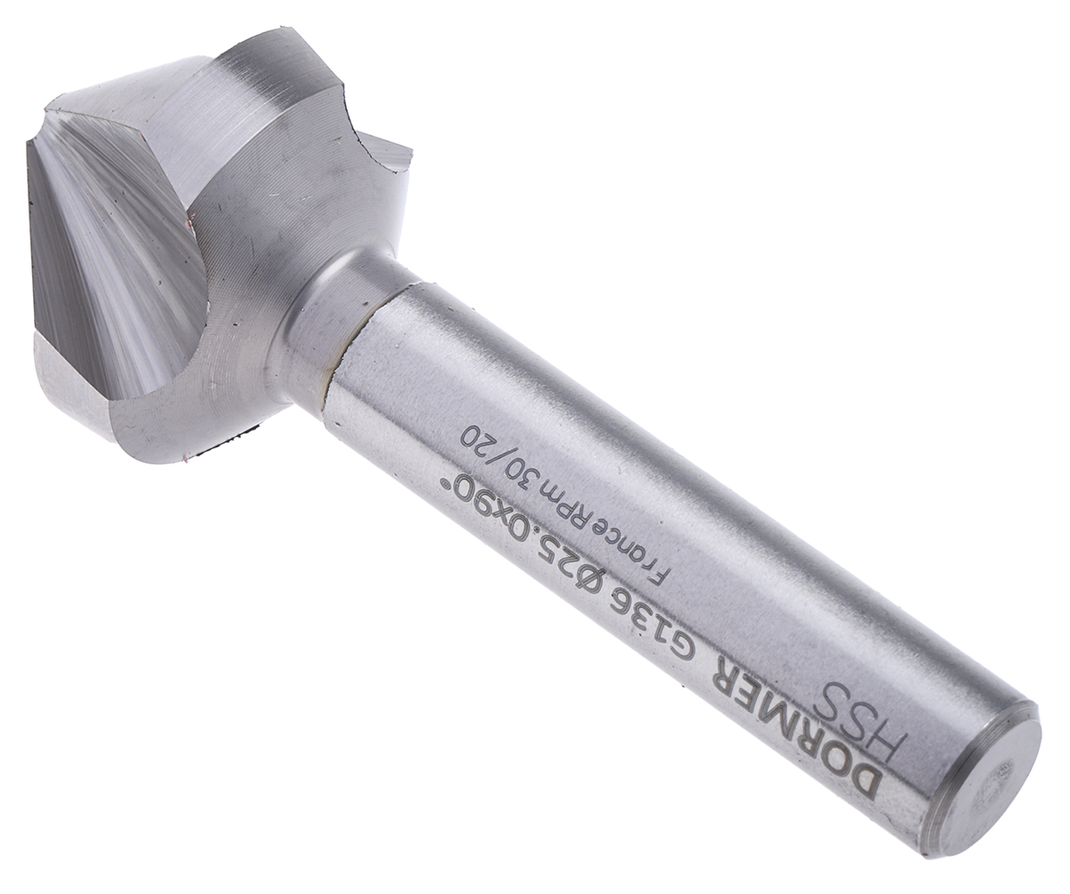 g136250 Dormer HSS Drill Bit, 25 mm Head, 3 Flute(s), 90 °, 1 Piece(s)
