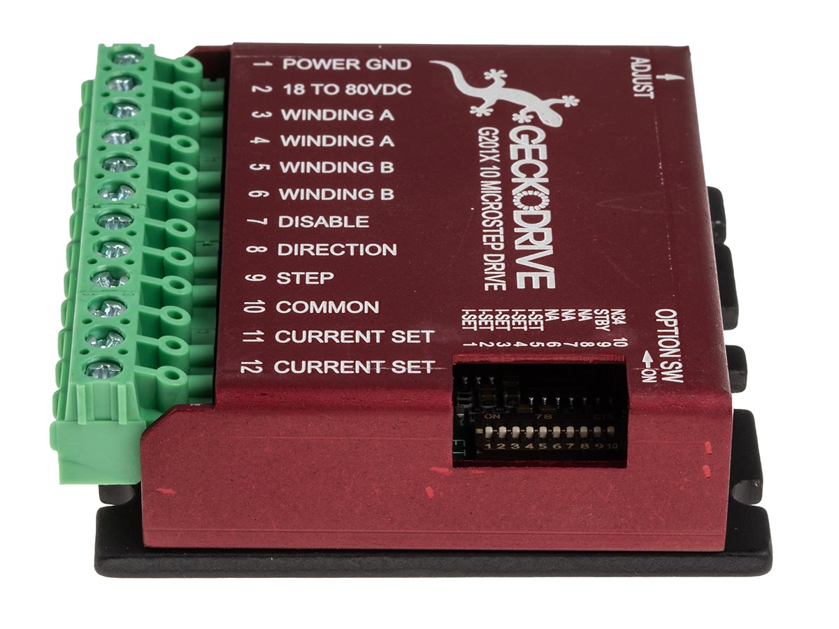 g201x Geckodrive 0.01 kW Stepper Motor Controller, 80V dc, 2 Phase, 7A