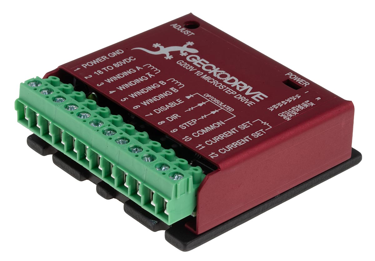 Geckodrive 0.01 kW Stepper Motor Controller, 80V dc, 2 Phase, 7A