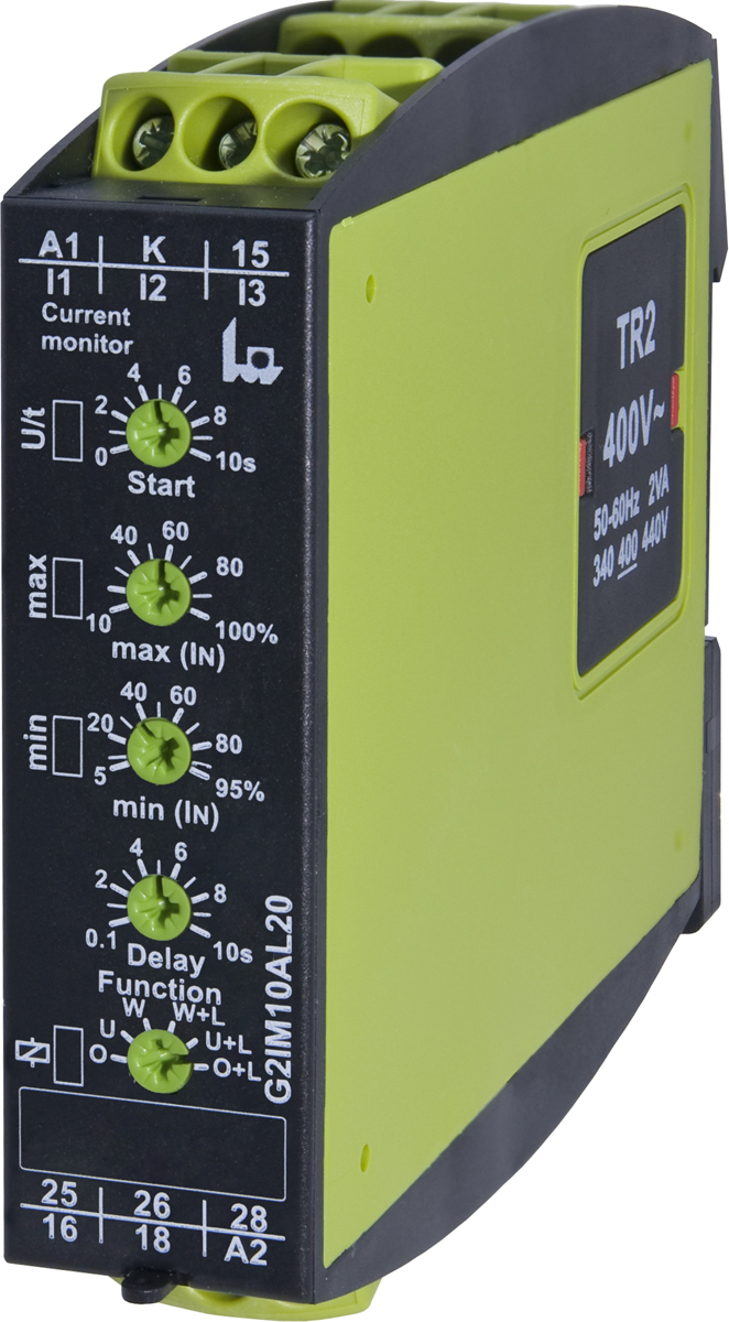 Tele Monitoring Relay, 1 Phase, DPDT, DIN Rail, 100mA to 10A, 24V ac, 240 V ac