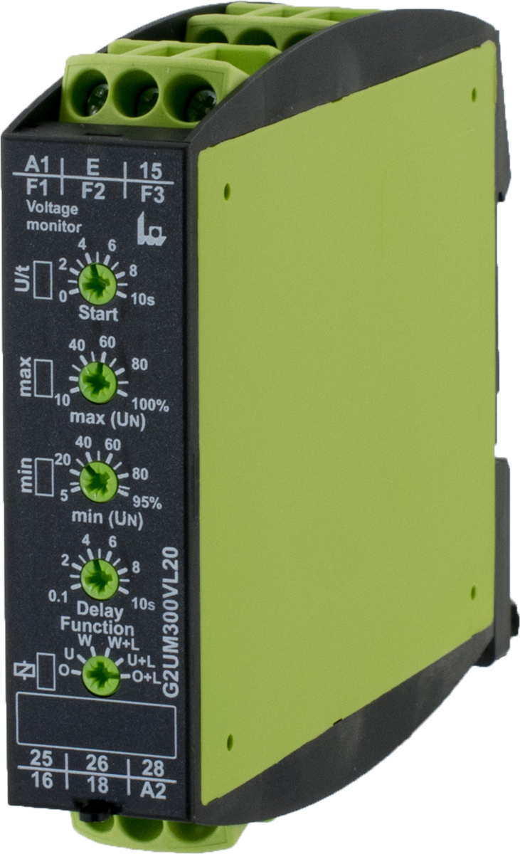 Tele Monitoring Relay, 1 Phase, DPDT, DIN Rail, 24V ac, 240 V ac