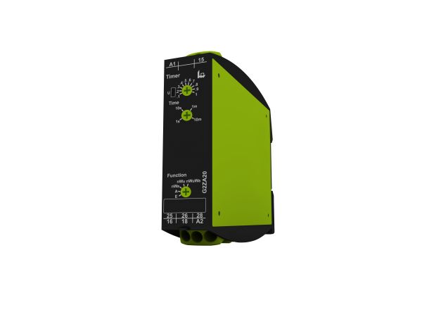 Tele GAMMA Series DIN Rail Timer Relay, 2-Contact, 24 to 240 V ac 24V ac, 240 V ac, 5-Function, 2 CO Switch