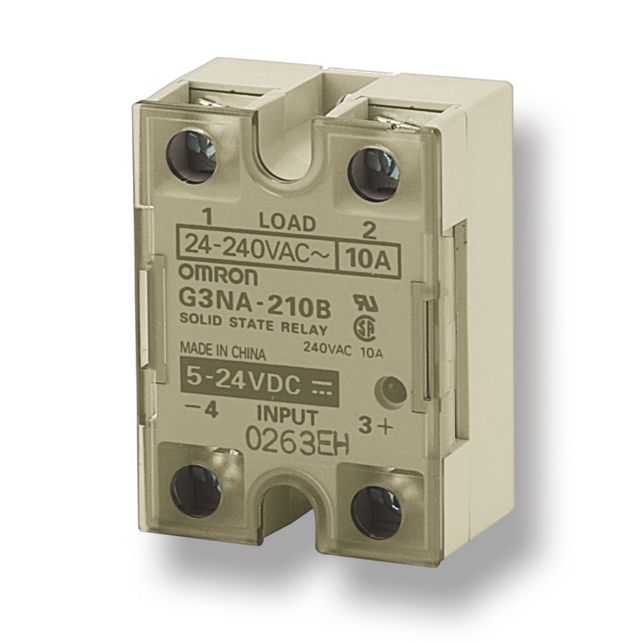 Omron G3NA-275B-UTU-2 100-240VAC Series Solid State Relay, 75 A Load, Surface Mount, 240 V ac Load, 4V Control