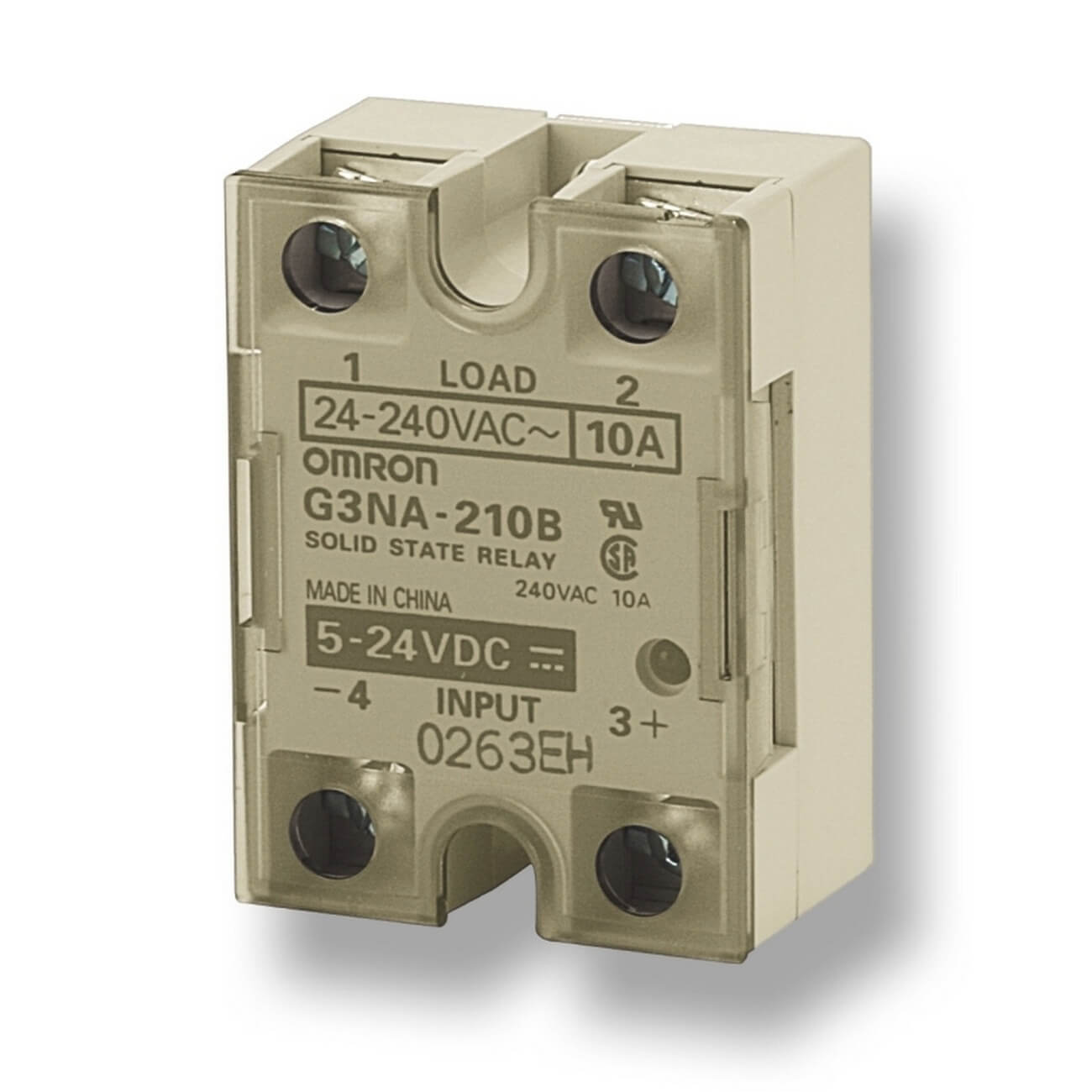Omron G3NA-290B-UTU-2 5-24VDC Series Solid State Relay, 90 A Load, Surface Mount, 240 V ac Load, 4V dc Control