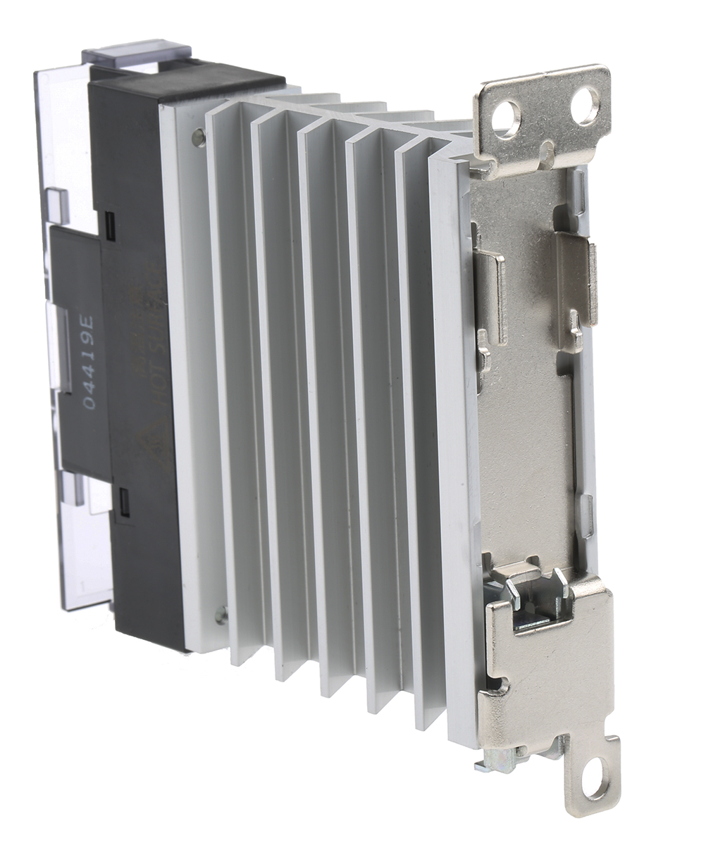 g3pj-225b-dc12-24 Omron G3PJ Series Solid State Relay, 25 A Load, DIN Rail Mount, 264 V ac Load, 24V dc Control