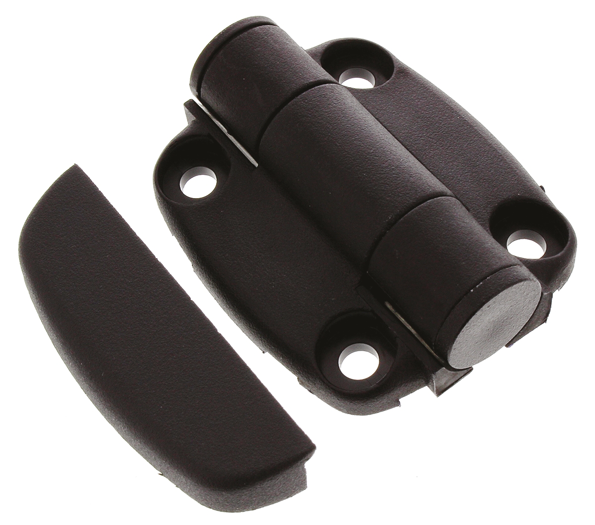 g6-5-1 Southco Black Nylon with a Fixed Pin, Screw Fixing, 49 mm x 44 mm x 7 mm