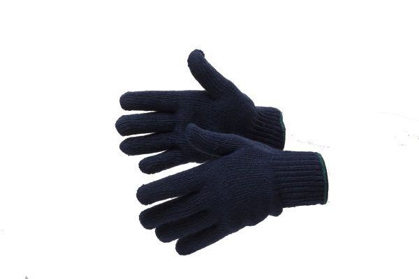 Reldeen G601 Blue 45% Cotton, 55% Polyester Glove, Size 9