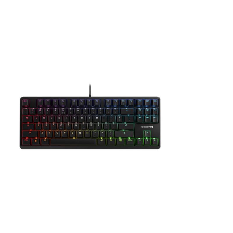 Cherry CHERRY G80-3000N RGB TKL Wired USB Standard Keyboard, QWERTY (EU), Black