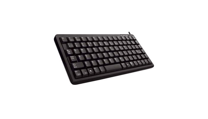 g84-4100lcaus-0 Cherry G84-4100 Wired USB, PS2 Compact Keyboard, QWERTY (US), Light Grey