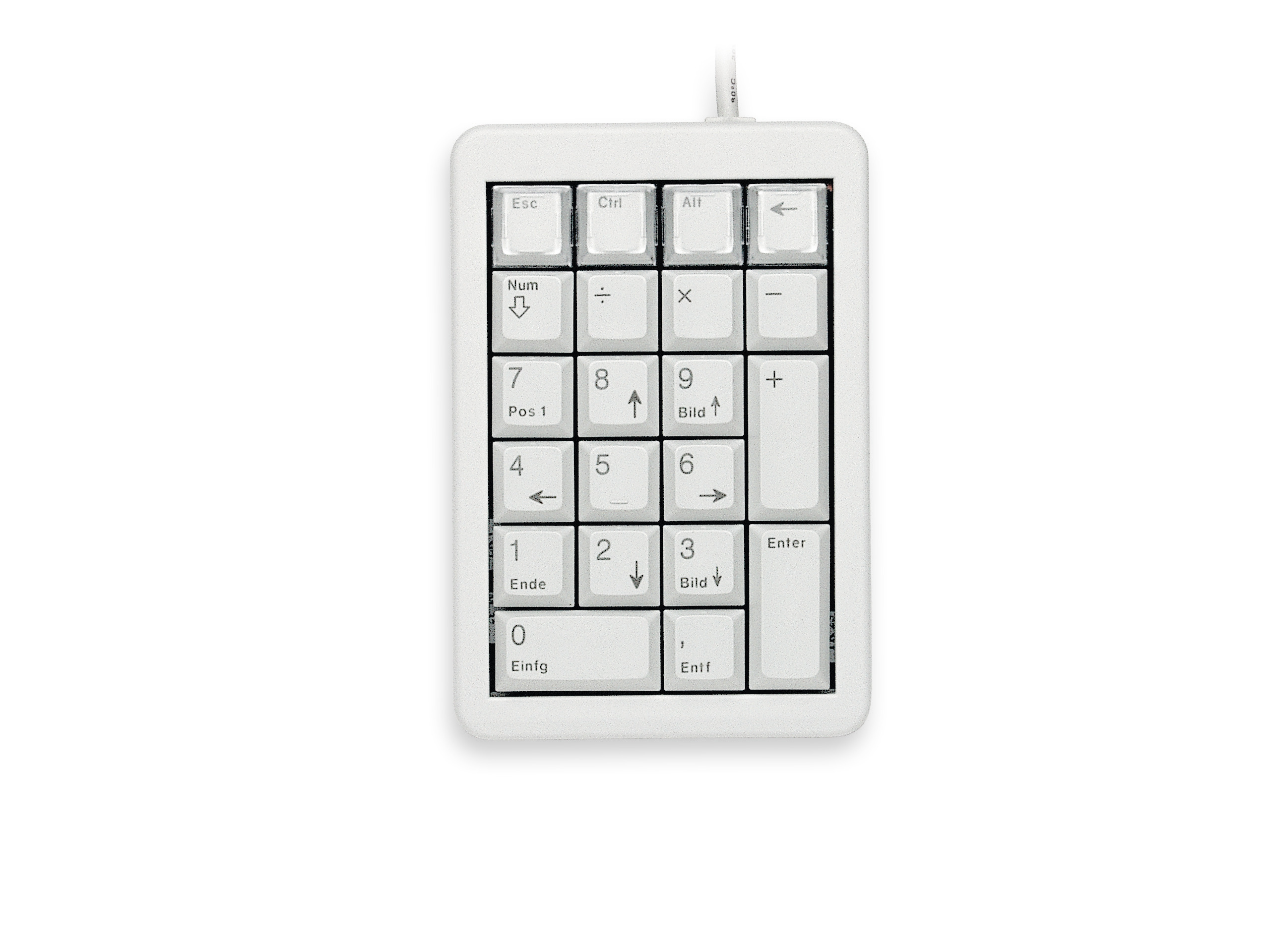 Cherry Light Grey Wired USB Numeric Keypad