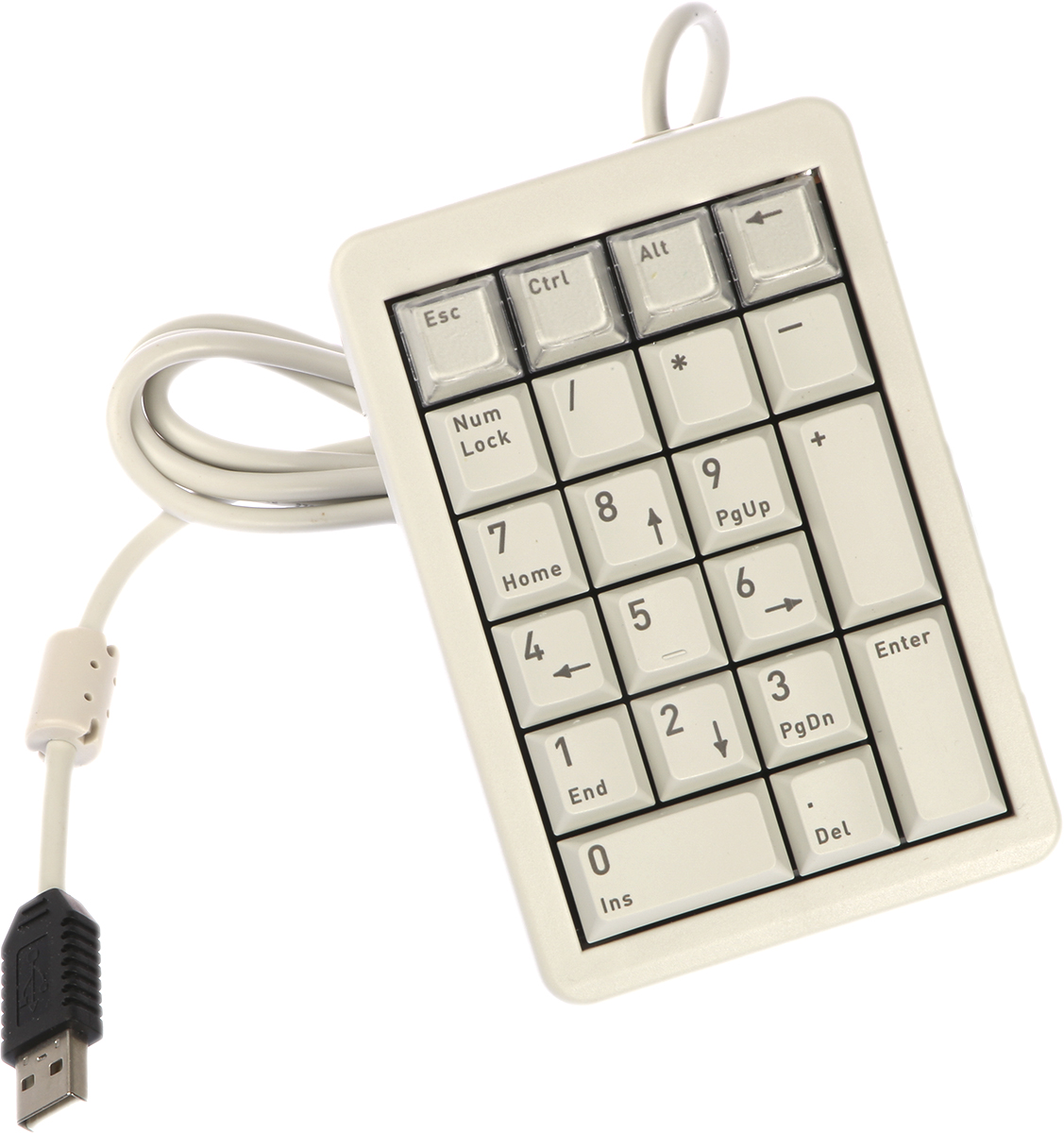 Cherry Grey Wired USB Numeric Keypad