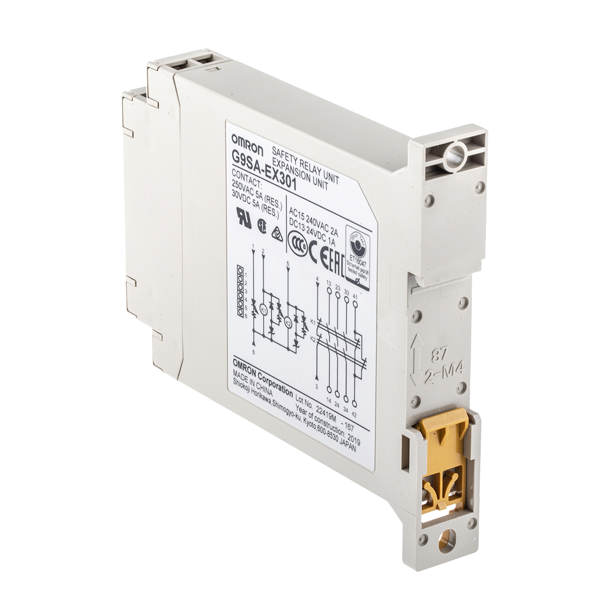 g9sa-ex301 Omron G9SA Series Output Module, 2 Outputs, 24V dc, 3 NO/1 NC