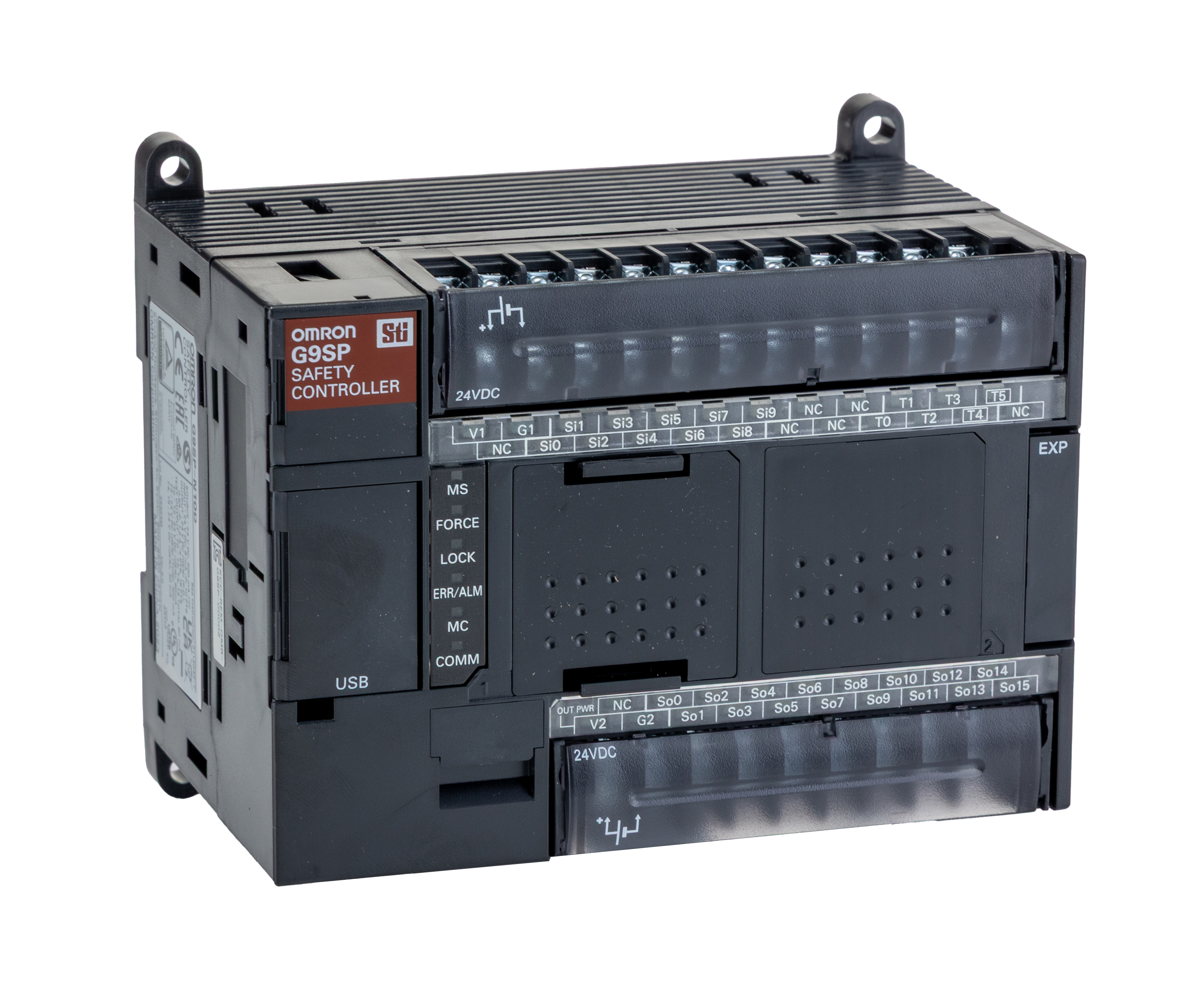 Omron G9SP Series Input/Output Module, 10 Inputs, 16 Outputs, 24V dc