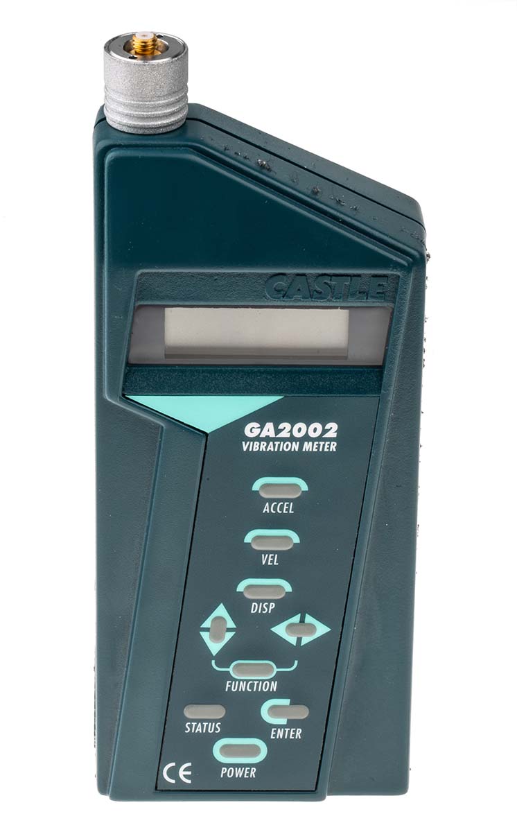 Castle GA2002 Vibration Meter - Velocity, Displacement, Acceleration 1 Axis