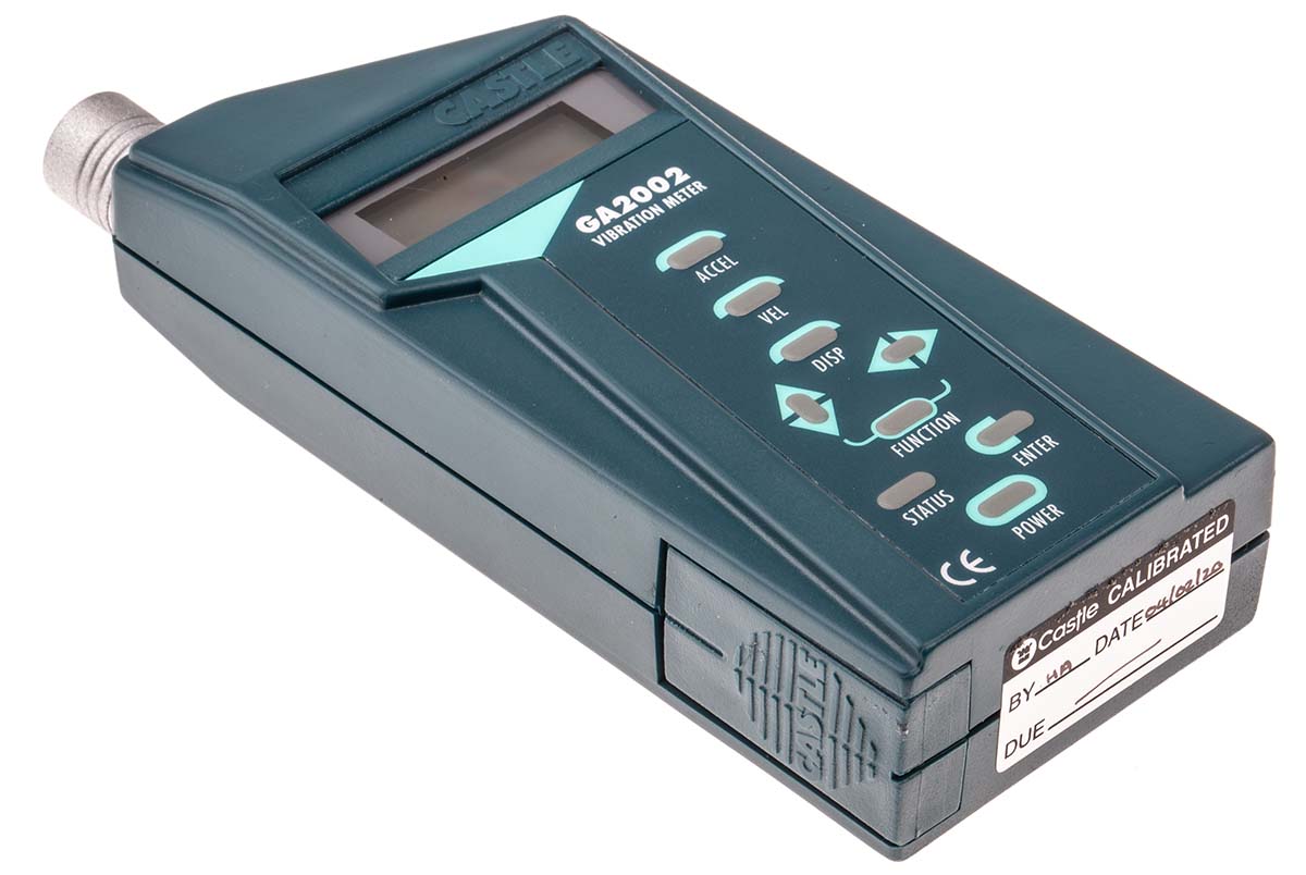 ga2002 Castle GA2002 Vibration Meter - Velocity, Displacement, Acceleration 1 Axis