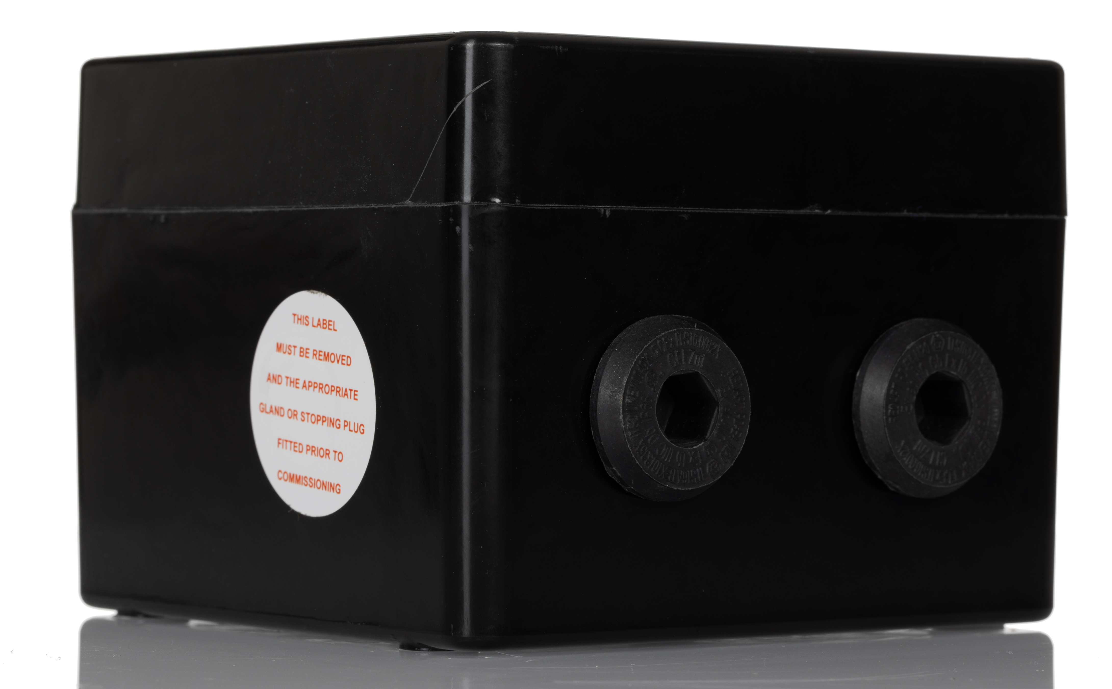 gb-122-730363 Bartec GB Series Black Polyester Junction Box, IP66, 10 Terminals, ATEX, 122 mm, 120mm 90 mm