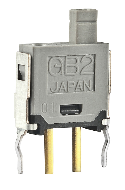 NKK Switches GB Series Push Button Switch, Off-On, Through Hole, SPST, 28 V dc 28 V ac