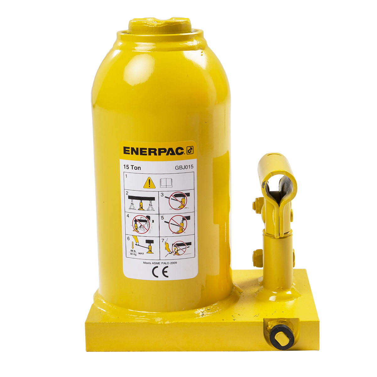 gbj015a Enerpac Bottle Jack, 453 mm - 453 mm 15 t Load Capacity