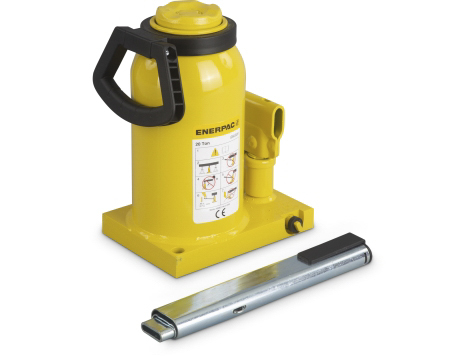 Enerpac Bottle Jack, 459 mm - 459 mm 20 t Load Capacity