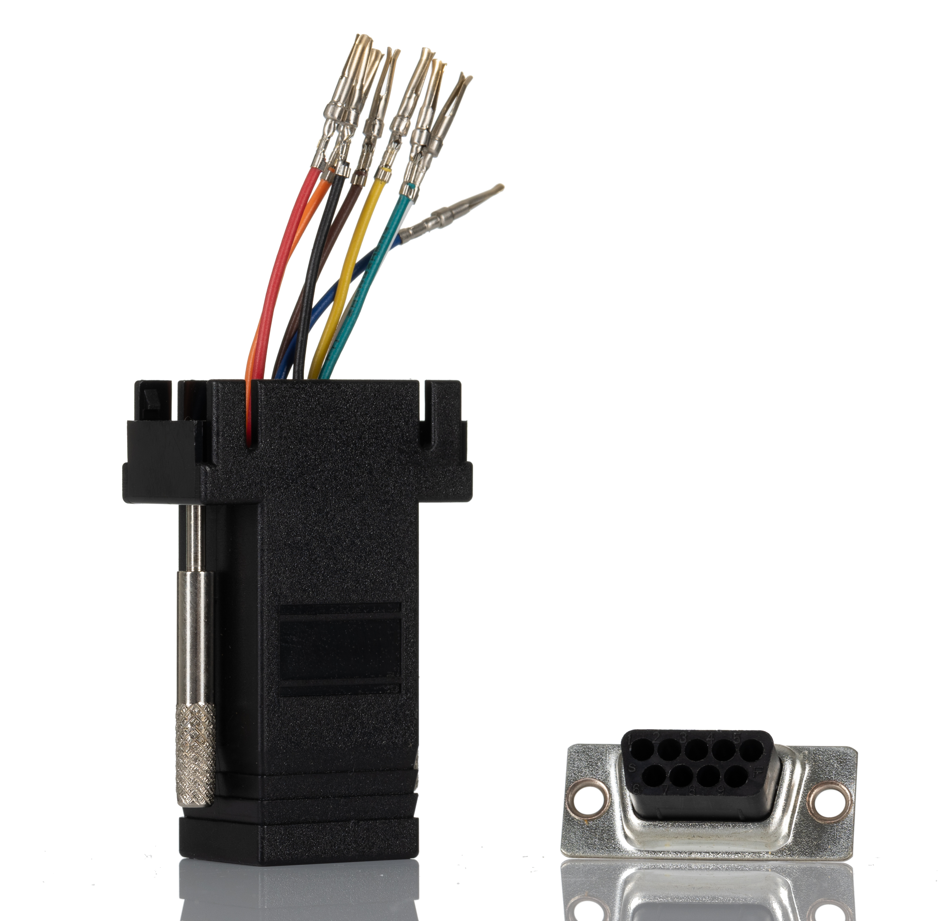 StarTech.com D-Sub Adapter 9-Way D-Sub to Female Female RJ45 Female Female