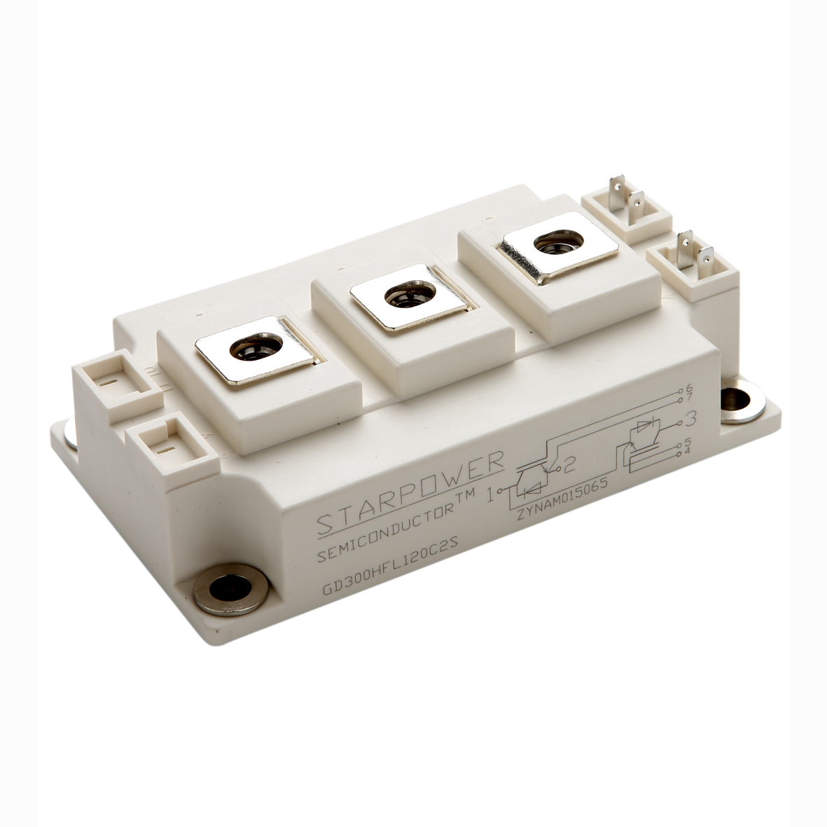 Starpower GD400HFU120C2SD, N-Channel Dual IGBT Module, 40 A 1200 V, 7-Pin Module