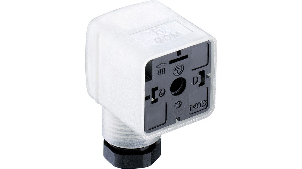 Hirschmann GDM21F6-D24-10D 2+PE DIN 43650 A DIN 43650 Solenoid Connector Female, 24V Voltage