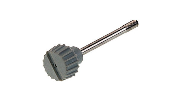 Hirschmann Silver Screw with Knurled Head for use with GDME