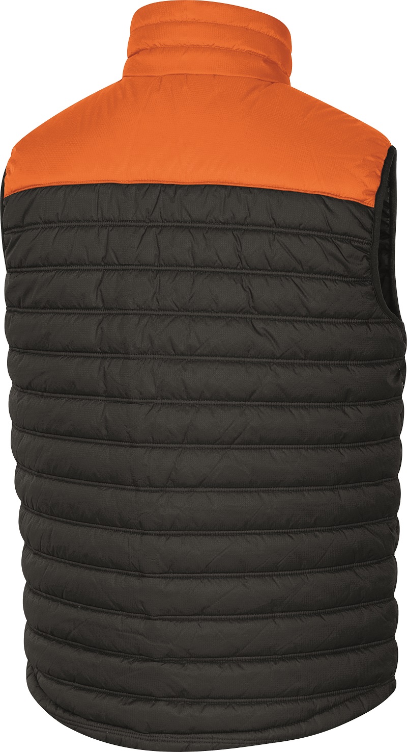 gdoongopt Delta Plus GDOON Orange, Black Lightweight, Durable Unisex Gilet, S