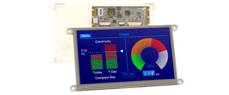 4D Systems gen4-ESP32-70T TFT LCD Display Touch Screen, 7 in, 800 x 480 pixel
