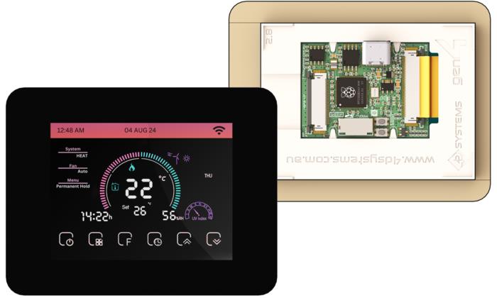 4D Systems gen4-RP2350-28CT-CLB TFT LCD Display Touch Screen, 3.5 in, 240 x 320 pixel