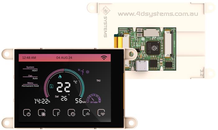 4D Systems gen4-RP2350-28CT TFT LCD Display Touch Screen, 3.5 in, 240 x 320 pixel