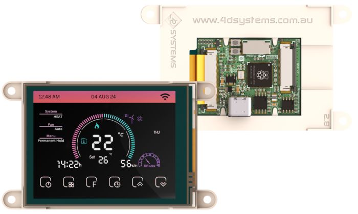 4D Systems gen4-RP2350-28T TFT LCD Display Touch Screen, 3.5 in, 240 x 320 pixel